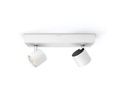 Philips Spot Star Warm Glow, 2 x 4.5 W, 500 lm, 2200-2700 K, Weiss