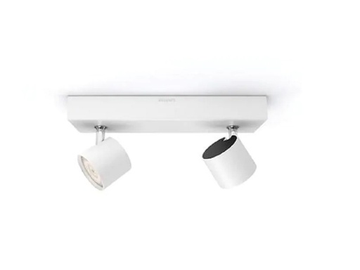 [90228979 1322335] Philips Spot Star Warm Glow, 2 x 4.5 W, 500 lm, 2200-2700 K, Weiss
