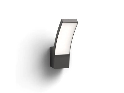 [90229026 1322326] Philips Wandleuchte Splay, 12 W, 1100 lm, 4000 K, Anthrazit