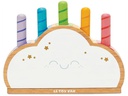 LE TOY VAN Activitycenter Regenbogen-Wolke Pop
