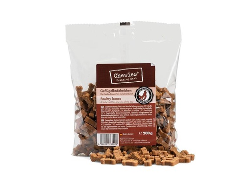 [90229229 1319632] Chewies Leckerli Training Maxi Geflügelknöchelchen, 200 g