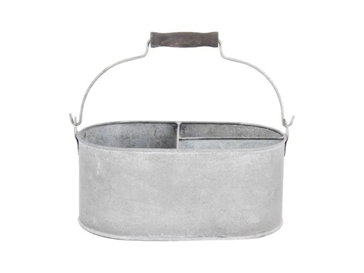 [90038187 1013998] Esschert Design Eimer S, 3.7 l, oval, 3 Kammern