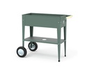 Herstera Hochbeet Urban Garden Trolley, 75 x 35 x 80 cm, Oak Green