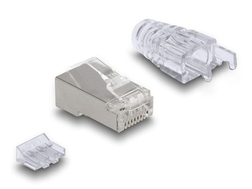 [90229274 1358777] Delock Stecker RJ45, FTP, Cat.6 50 Stück, Transparent