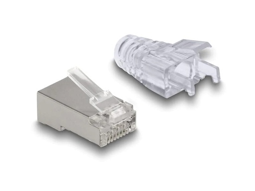 [90229442 1358780] Delock Stecker RJ45, FTP, Cat.6 50 Stück, Transparent