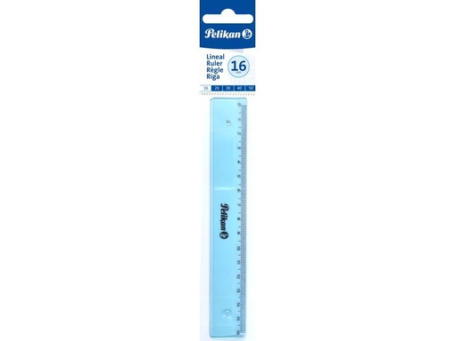 [90229481 1301686] Pelikan Lineal 16 cm, Blau