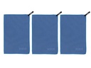 KOOR Handtuch Silva Onda Blu 3er-Pack S 35 x 55 cm