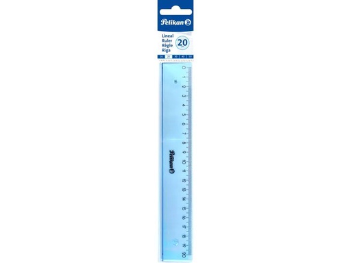 [90229666 1301687] Pelikan Lineal 20 cm, Blau
