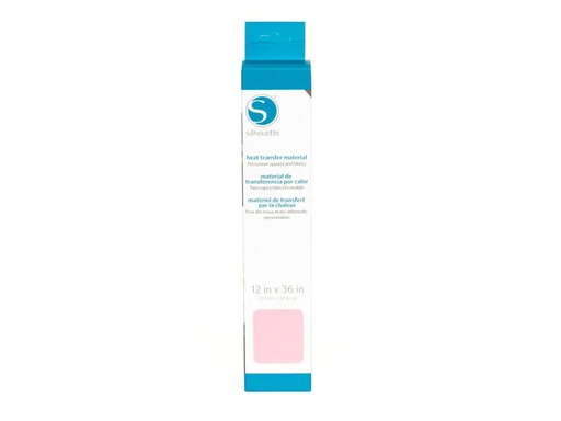 [90038309 617946] Silhouette Aufbügelfolie 30.5 cm x 90 cm Rosa, glatt