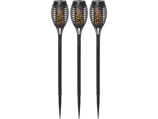 [90038316 1160542] Star Trading Gartenlicht Solar Flame Mini, 3 Stück