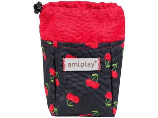 [90229843 1359321] amiplay Snack-Tasche Be Happy Cherry, Schwarz/Rot