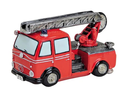 [90229855 1340260] G. Wurm Spardose Feuerwehrwagen 8 x 16 x 10 cm