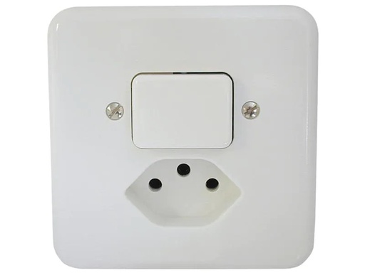 [90038371 803654] Mica Kleinkombi UP Druckschalter und Steckdose