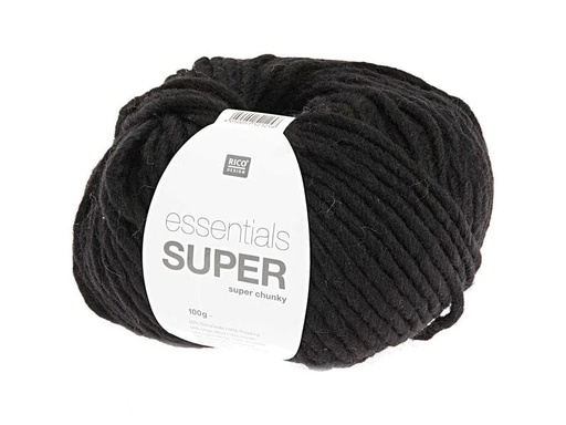 [90038415 945152] Rico Design Wolle Essentials Super Super Chunky 100 g Schwarz