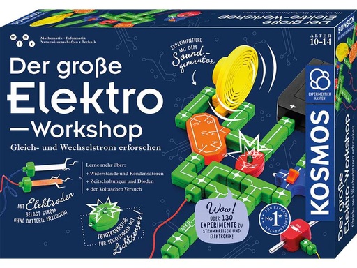[90230124 1341900] Kosmos Experimentierkasten Der grosse Elektro-Workshop