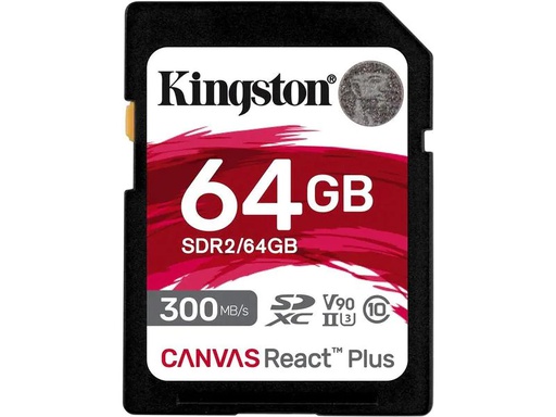 [90230129 1368919] Kingston SDXC-Karte Canvas React Plus 64 GB
