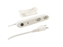 STEFFEN Steckdosenleiste STEBA IQ 2xT13 1xUSB-C PD 18W Weiss