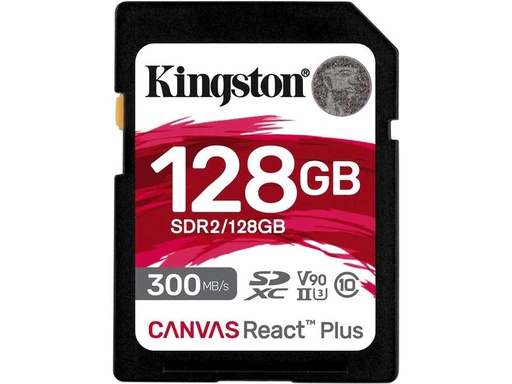 [90230246 1368921] Kingston SDXC-Karte Canvas React Plus 128 GB