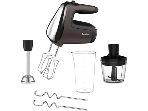 [90230274 1369731] Moulinex Handmixer Powermix Silence Dunkelbraun