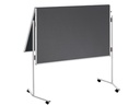 Franken Pinnwand Eco 150 cm x 120 cm, Grau, klappbar