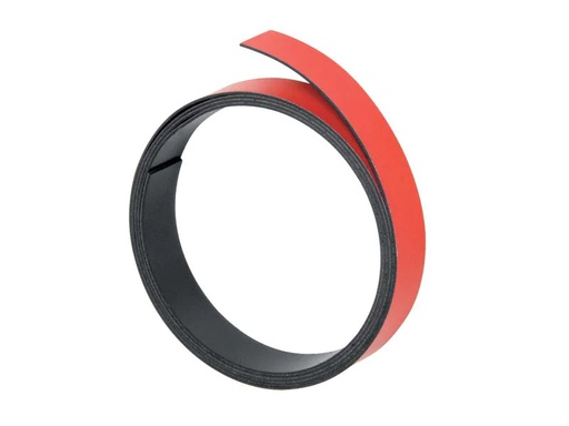 [90230363 1343080] Franken Magnetband 10 mm x 1 m, Rot