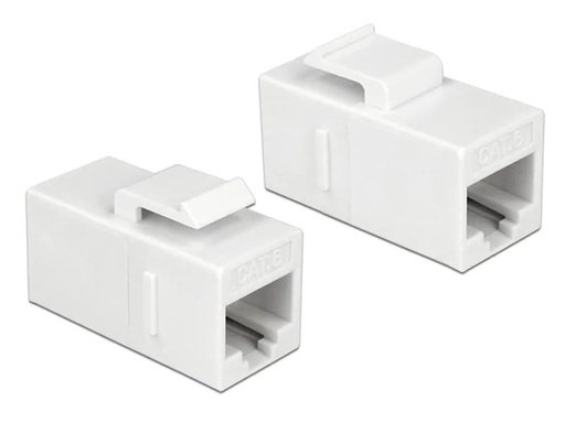 [90038453 852925] Delock Keystone-Modul RJ-45 - RJ-45, Cat.6, UTP weiss