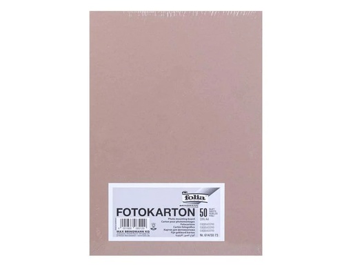 [90038472 1098872] Folia Fotokarton A4, 300 g/m², 50 Blatt, Cappuccino