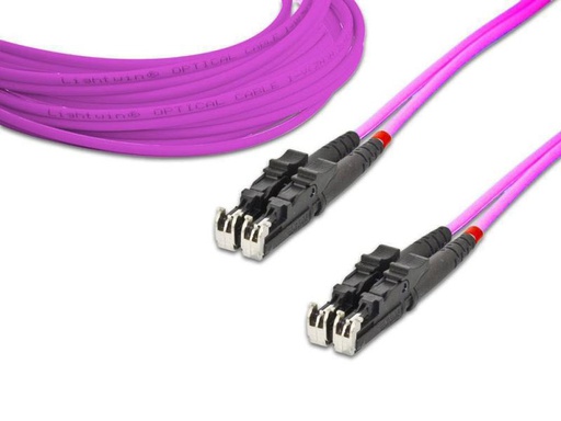 [90038474 246261] Lightwin LWL-Patchkabel E2000-E2000, Multimode, OM4, 1m