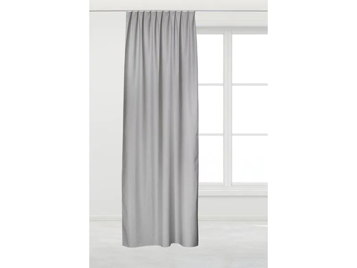 [90038484 1099378] Casa Leon Verdunklungsvorhang mit Faltenband Dark 135 cmx245 cm,Taupe