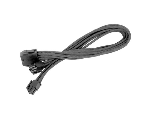 [90038502 255490] SilverStone Stromverlängerungskabel 8Pin - 4+4Pin EPS Schwarz