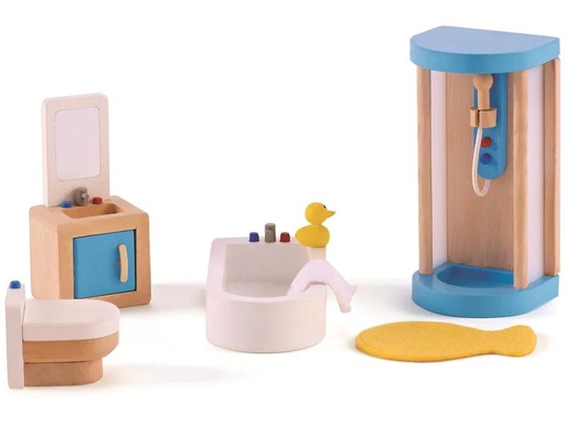 [90230504 1357139] Hape Puppenhausmöbel Familienbad