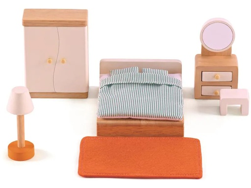 [90230550 1357138] Hape Puppenhausmöbel Schlafzimmer