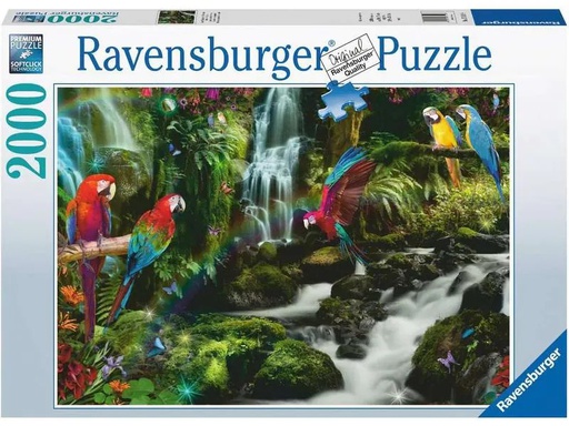 [90230568 1285487] Ravensburger Puzzle Bunte Papageien im Dschungel