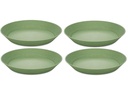Koziol Suppen- & Pastateller Connect 24 cm, 4 Stück, Grün