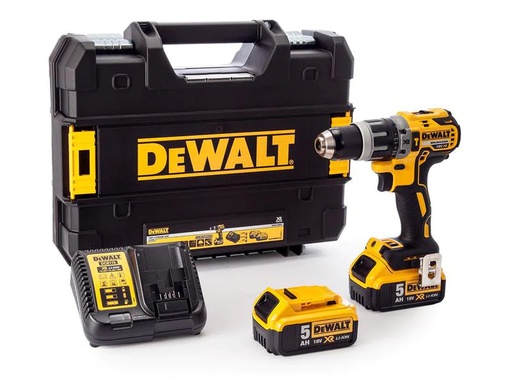 [90230722 1355901] DeWalt Akku-Schlagbohrschrauber DCD796P2, 18 V Brushless 2x Akku