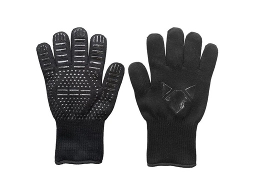 [90230734 1367577] Fennek Grill Grillhandschuh mit Logo, Schwarz