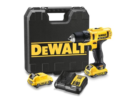 [90231033 1355916] DeWalt Akku-Bohrschrauber 10.8 V DCD710D2 2 x 2 Ah Akku