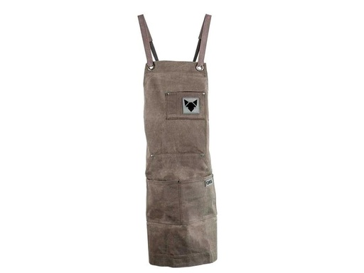 [90231036 1367575] Fennek Grill Grillschürze Baumwolle, gewachst, Grau