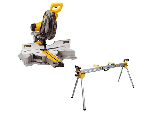 [90231091 1355926] DeWalt Kapp-/Gehrungssäge DWS780 Kit mit Untergestell