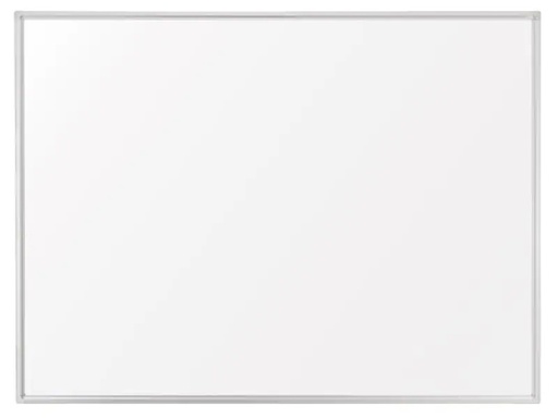 [90231125 1343436] Franken Magnethaftendes Whiteboard Eco 45 cm x 60 cm, Weiss