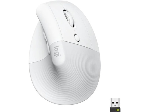 [90231167 1369431] Logitech Ergonomische Maus Lift Off-white