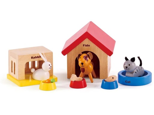 [90231450 1357143] Hape Puppenhausmöbel Haustiere