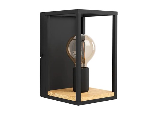 [90231484 1232733] EGLO Leuchten Wandleuchte LIBERTAD 1x E27 Schwarz