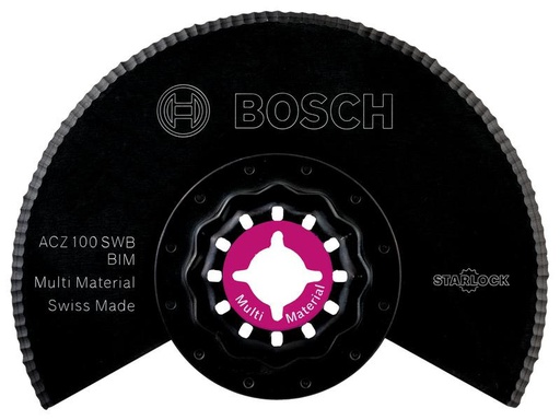[90231577 1376415] Bosch Segmentwellenschliffmesser Starlock BIM ACZ 100 SWB, 100 mm
