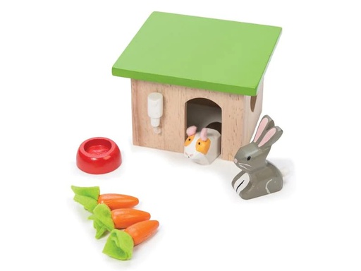 [90231679 1347880] LE TOY VAN Puppenhausmöbel Hase und Meerschweinchenset