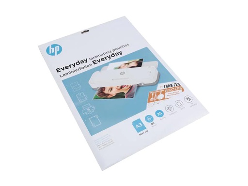 [90038937 1185992] HP Laminierfolie Everyday A3, 80 µm, 25 Stück, Glänzend