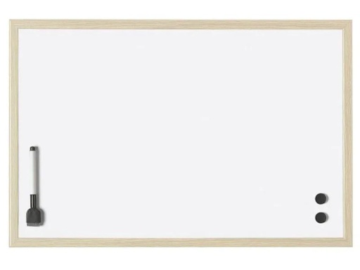 [90038952 1072947] Magnetoplan Whiteboard 60 x 40 cm Holzrahmen, 1 Stück