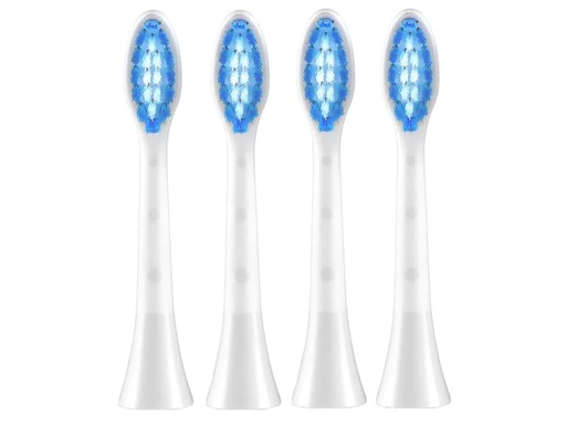 [90231921 1336489] Silk'n Zahnbürstenkopf Sonic You 4 Stück, Soft, Weiss