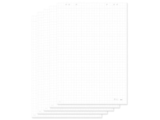 [90038971 860894] Sigel Flipchart 68 x 98 cm 20 Blatt Kariert 80 g/m², 5 Stück