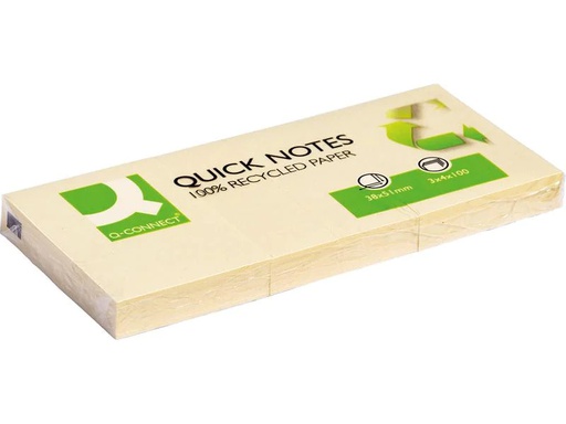[90039033 1165303] CONNECT Notizzettel Quick Notes 5.1 x 3.8 cm Recycling, 120 Blatt